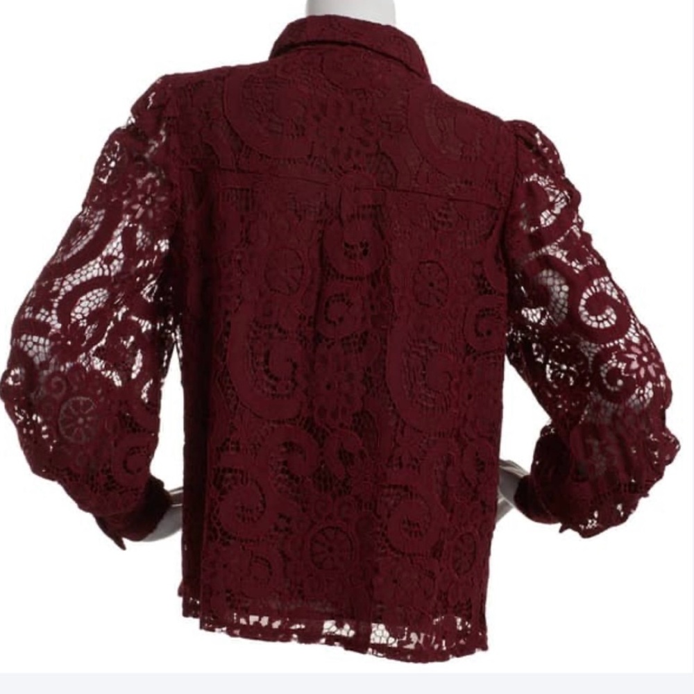 NEW Nanette Lepore Long Sleeve Blouse - Picture 9 of 9